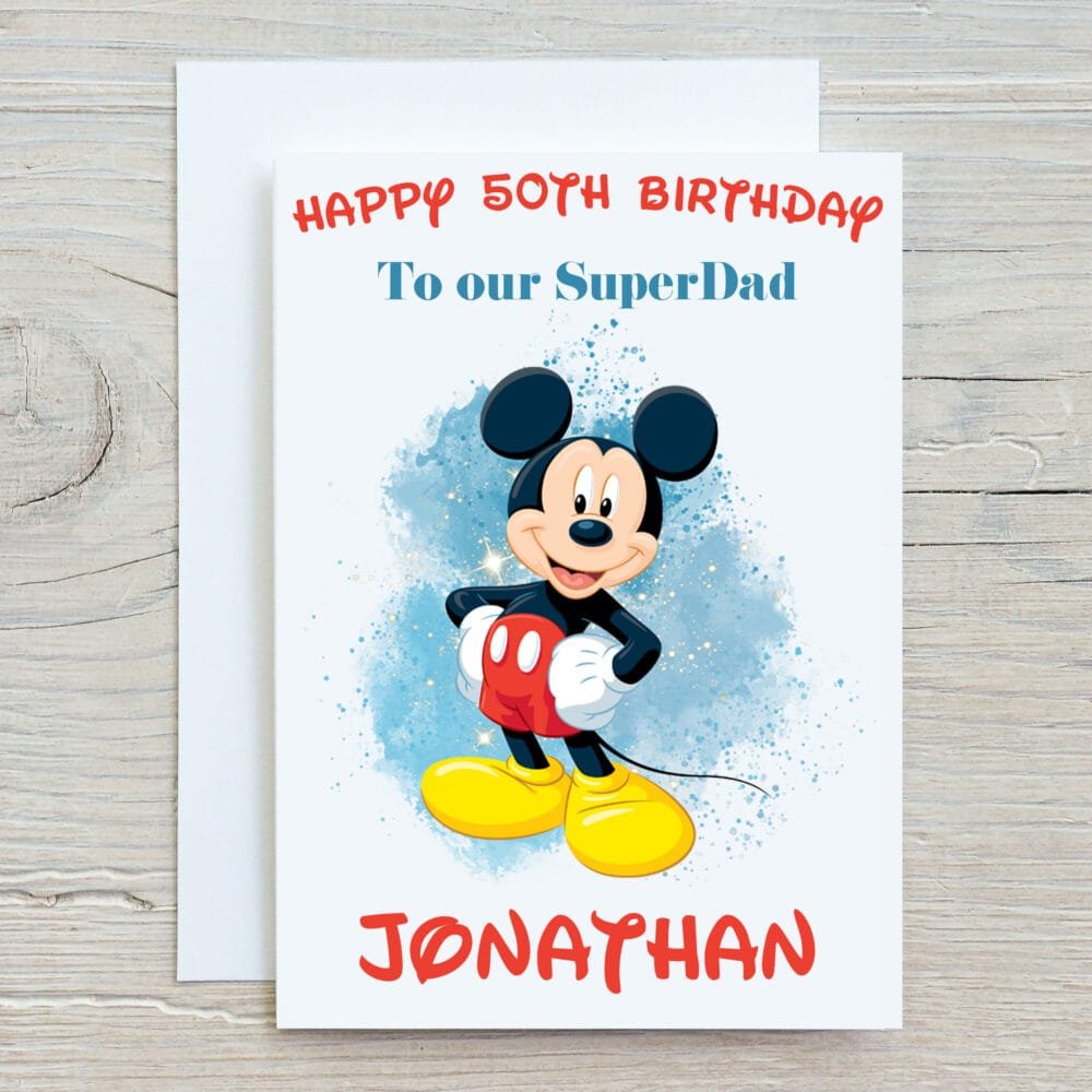 Mickey Mouse Card - Image 5