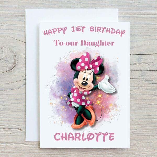 Minnie Mouse Card