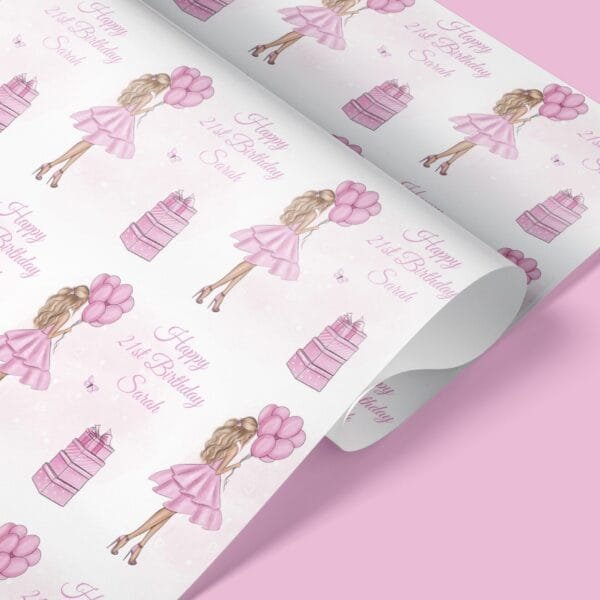 pink giftwrap