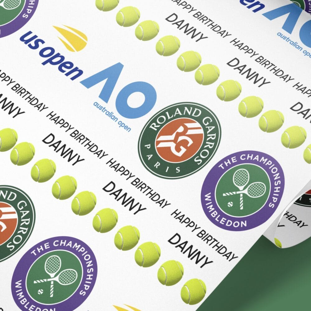 tennis giftwrap