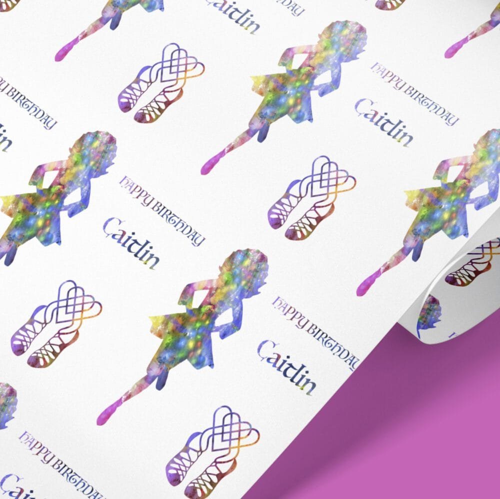 Irish Dancing giftwrap