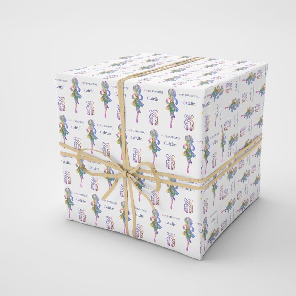 irish dancing giftwrap