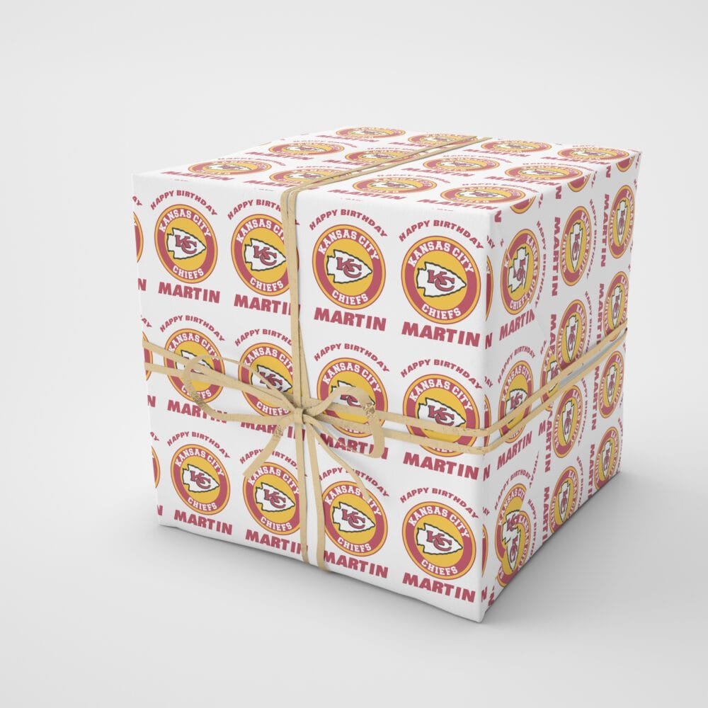 kansas chiefs giftwrap