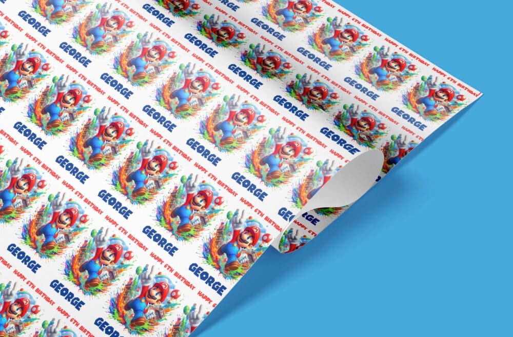 Mario wrapping paper