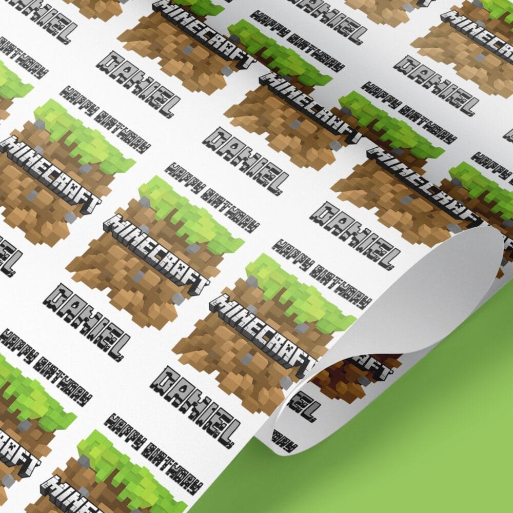 Minecraft giftwrap