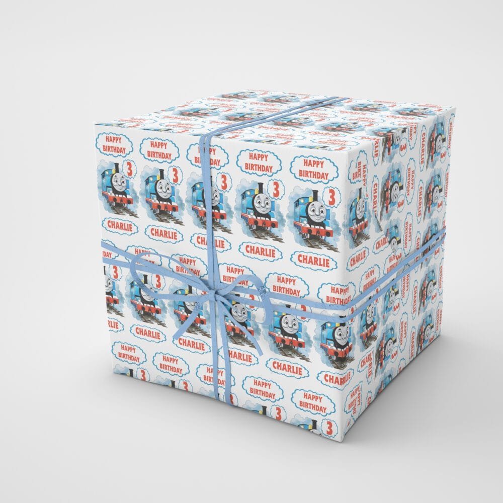 train giftwrap