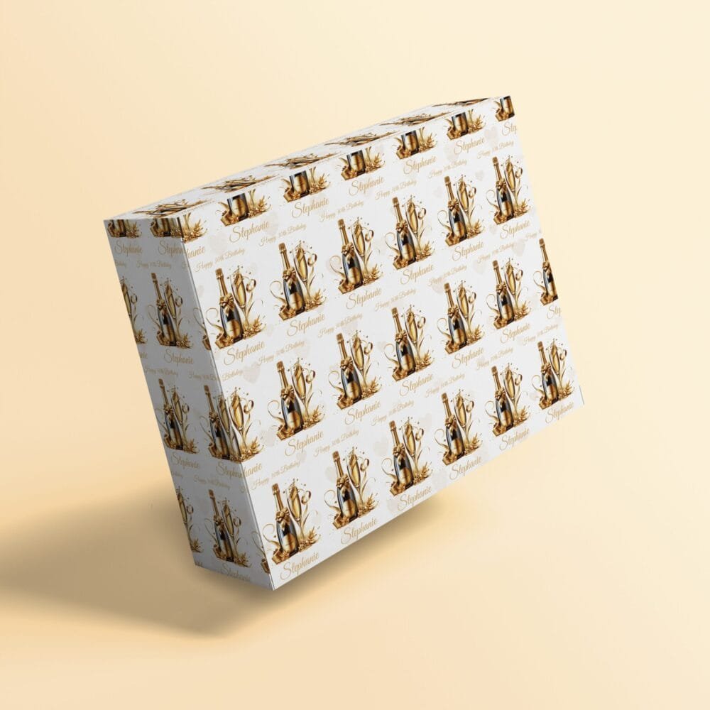 champagne giftwrap