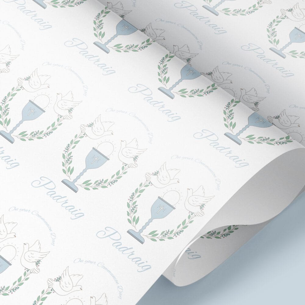holy communion giftwrap