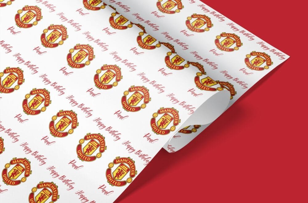 man united gift wrap