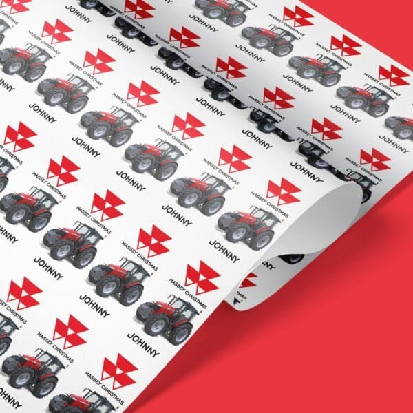 Massey tractor giftwrap