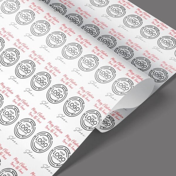 company logo giftwrap