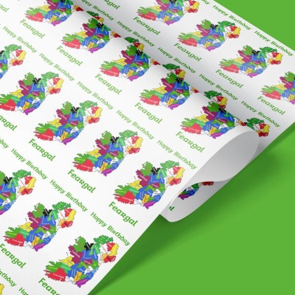 Ireland counties giftwrap