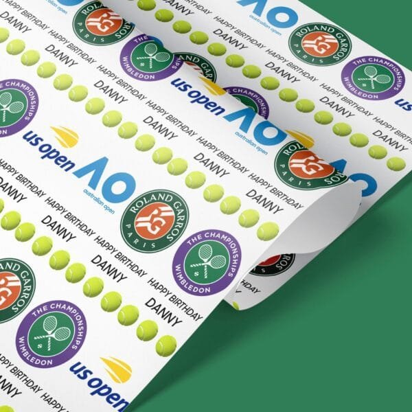 tennis grand slams giftwrap