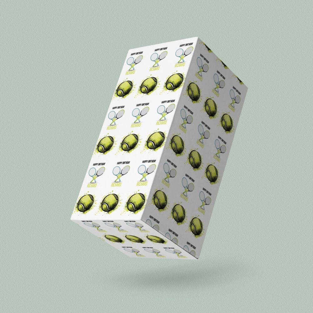 tennis ball giftwrap