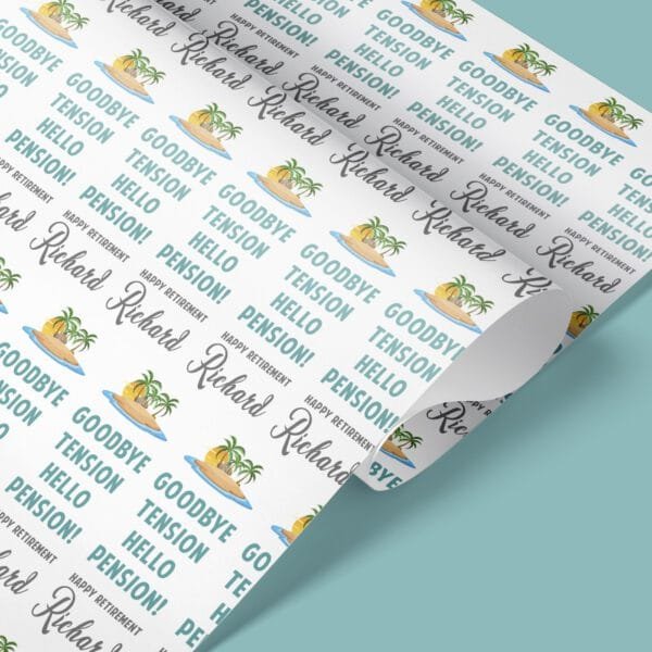 retirement gift wrap