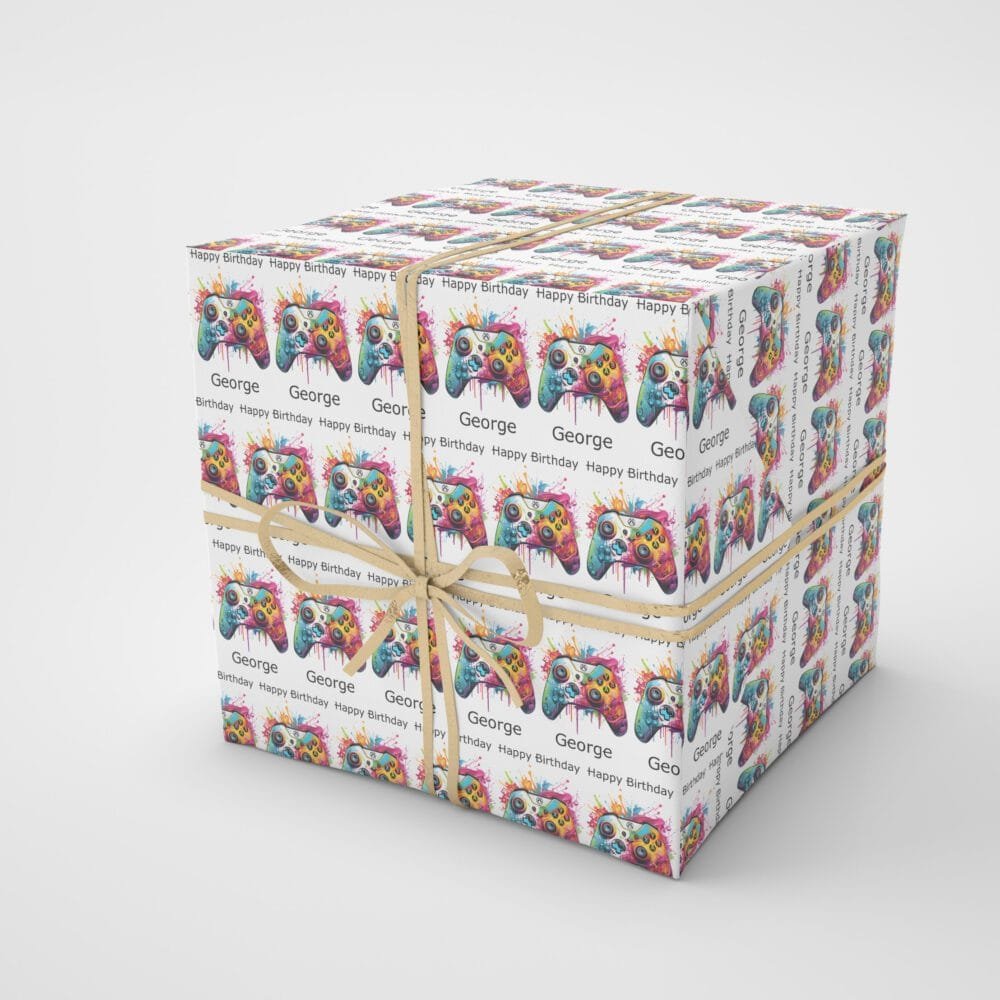 xbox gift wrap present