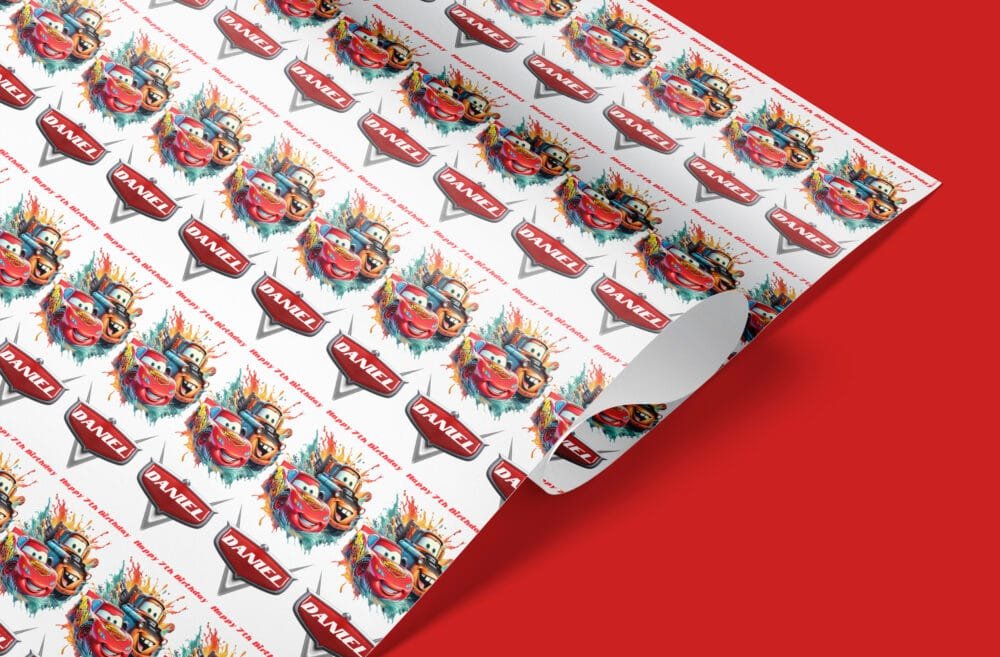 cars gift wrapping