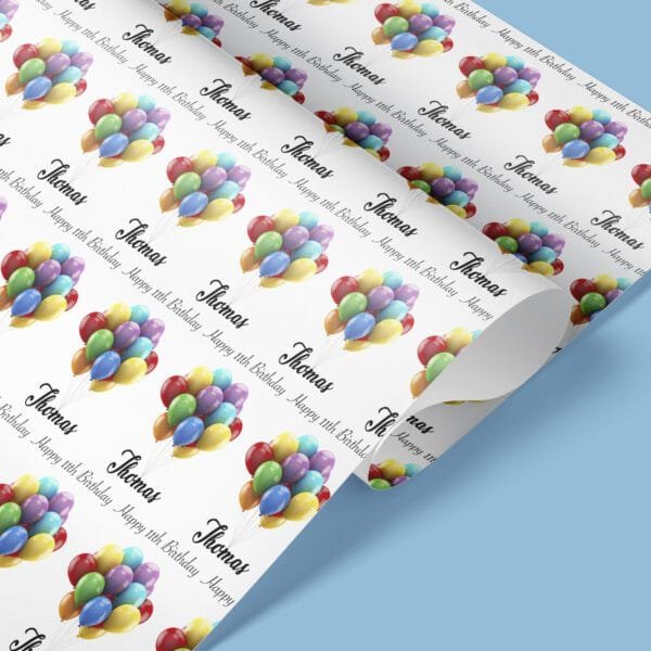balloon gift wrap