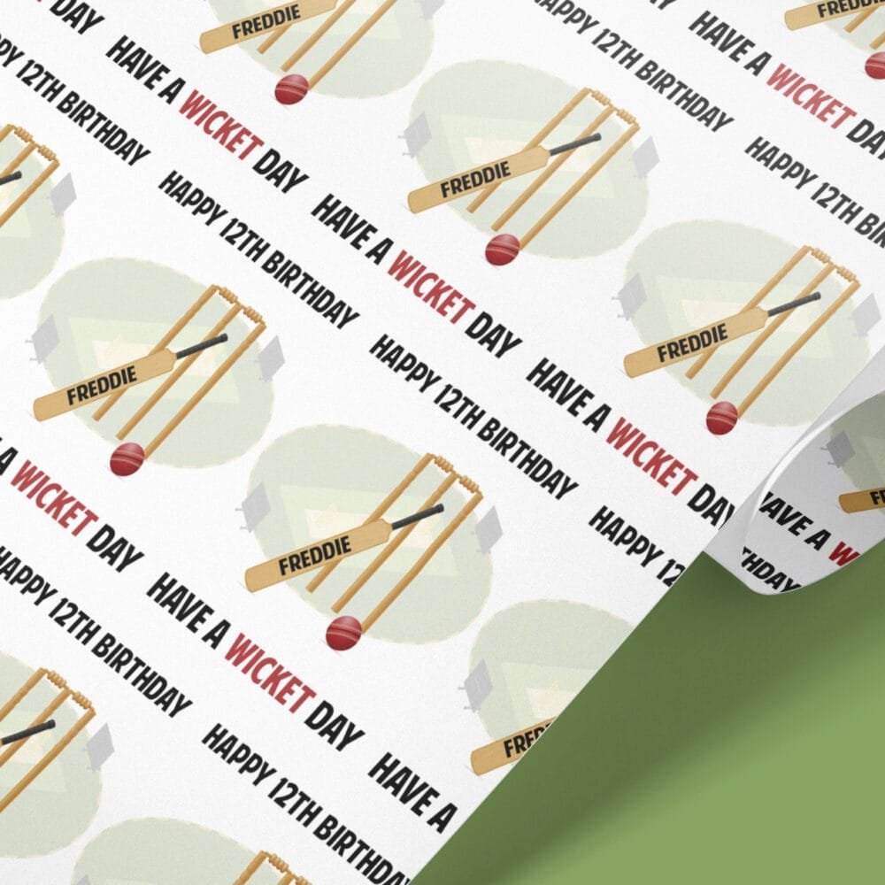 cricket gift wrap