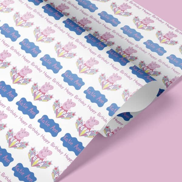 peppa pig wrapping paper