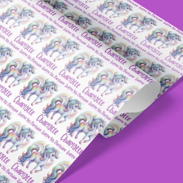 unicorn gift wrap