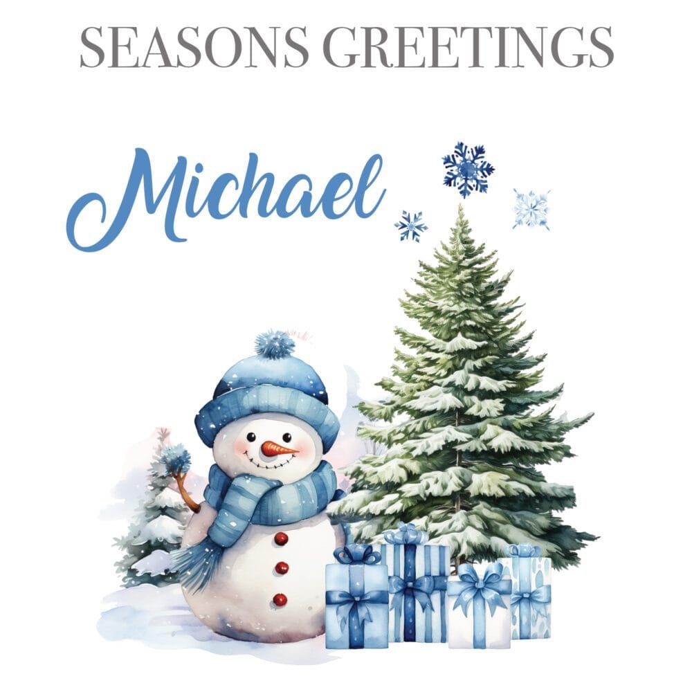 Blue Snowman - Image 4