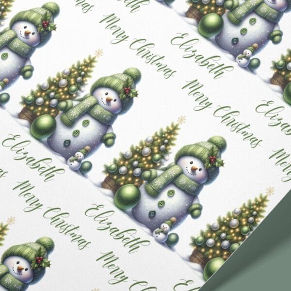 Green Snowman