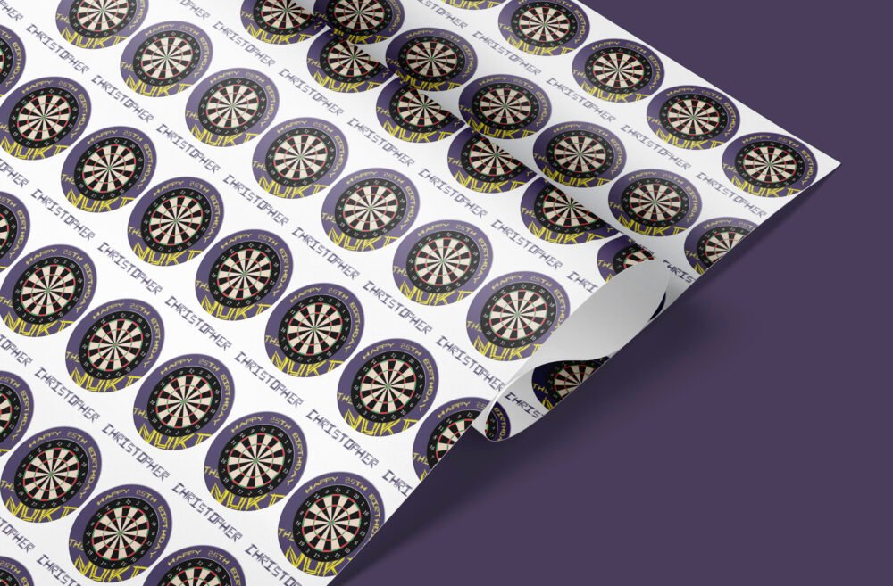 Luke Littler themed darts Wrapping Paper - Image 7
