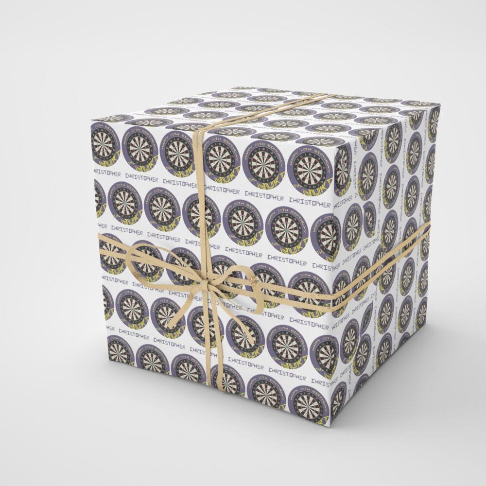 Luke Littler themed darts Wrapping Paper - Image 5
