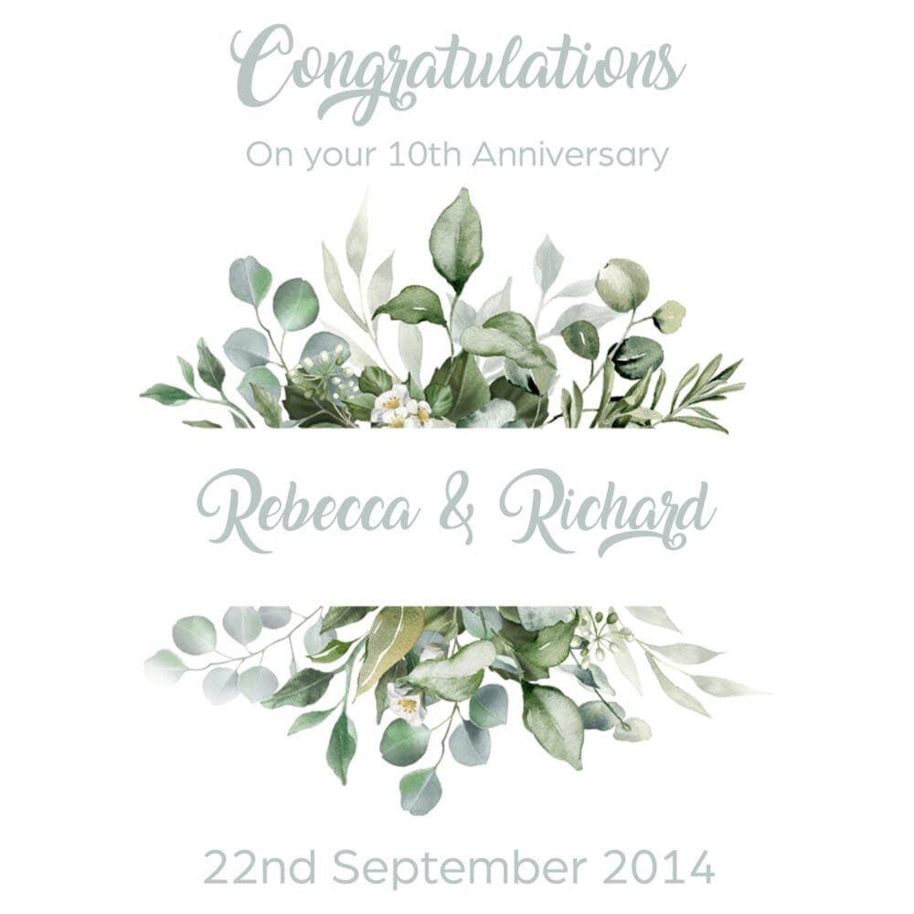 Floral Wedding/Anniversary Wrapping Paper - Image 6