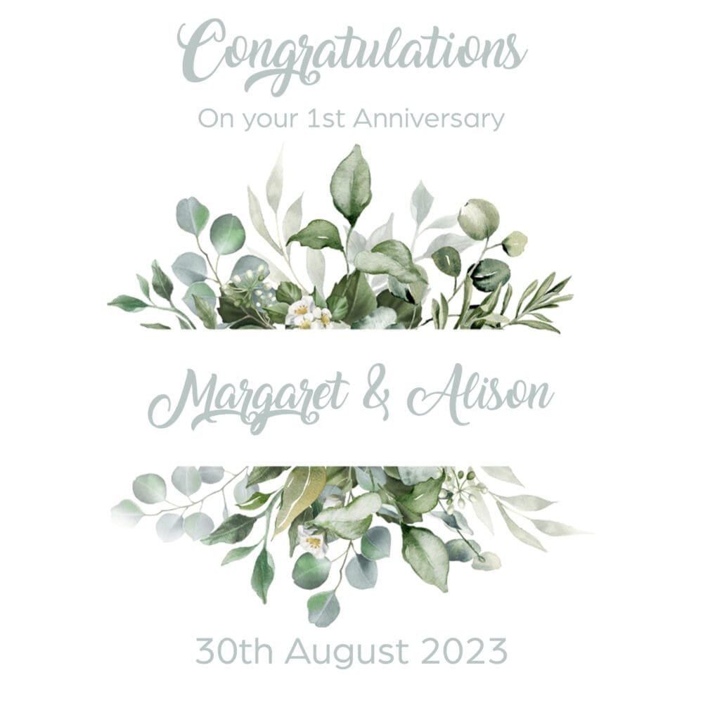 Floral Wedding/Anniversary Wrapping Paper - Image 5