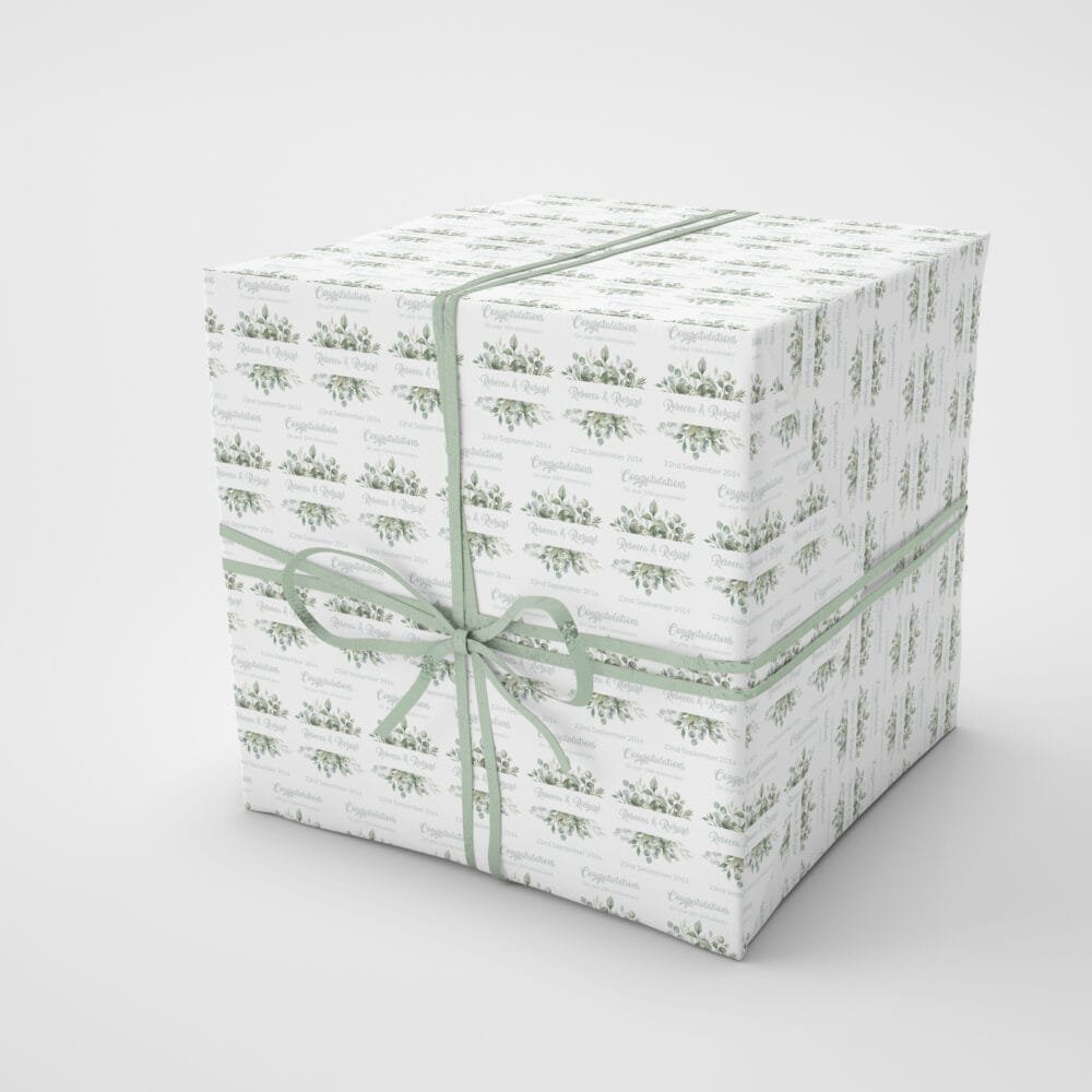 Floral Wedding/Anniversary Wrapping Paper - Image 7