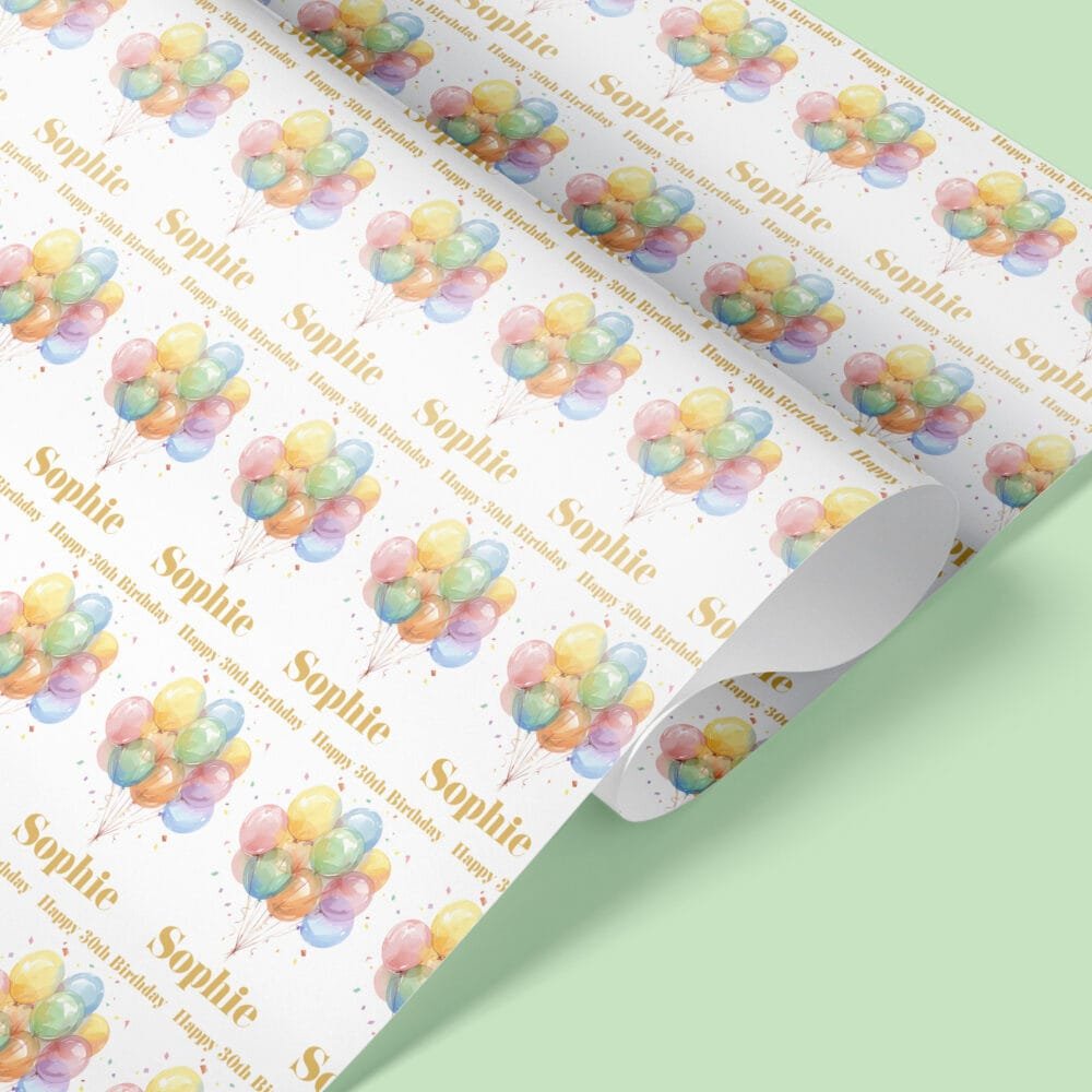 Balloon Gift Wrap - Image 3