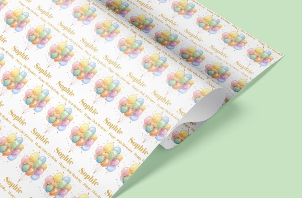 Balloon Gift Wrap - Image 6