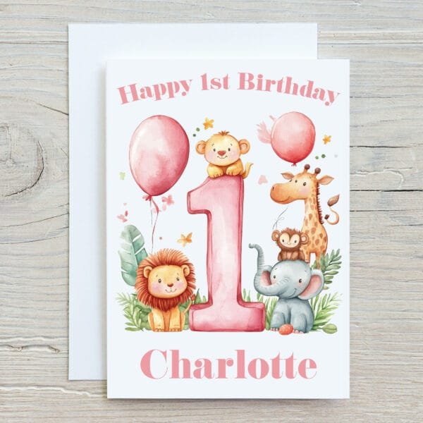 1st Birthday Safari Animals