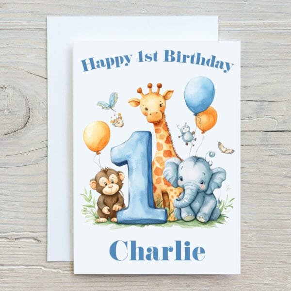 1st Birthday Safari Animals