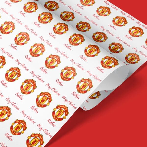 Man United FC gift wrap