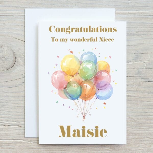 Balloons Card