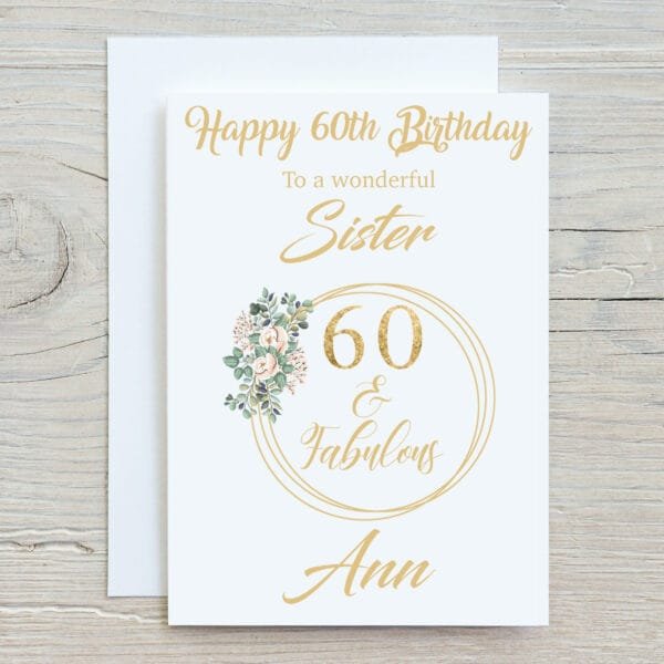 Fabulous at 40,50,60 Birthday Card