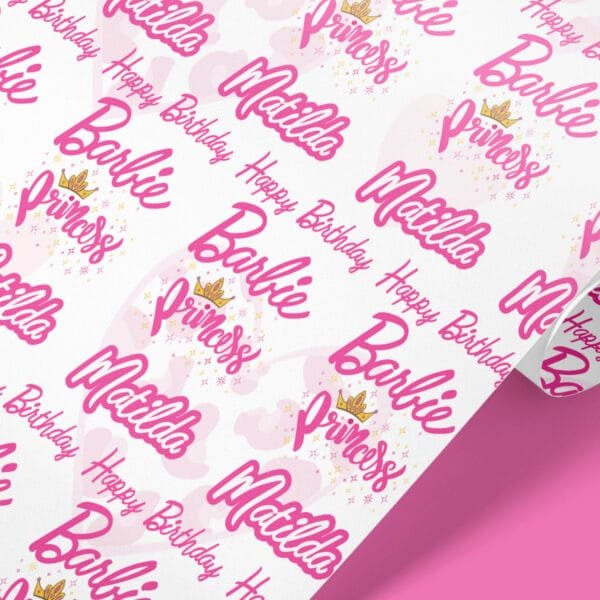 Barbie Princess Wrapping Paper