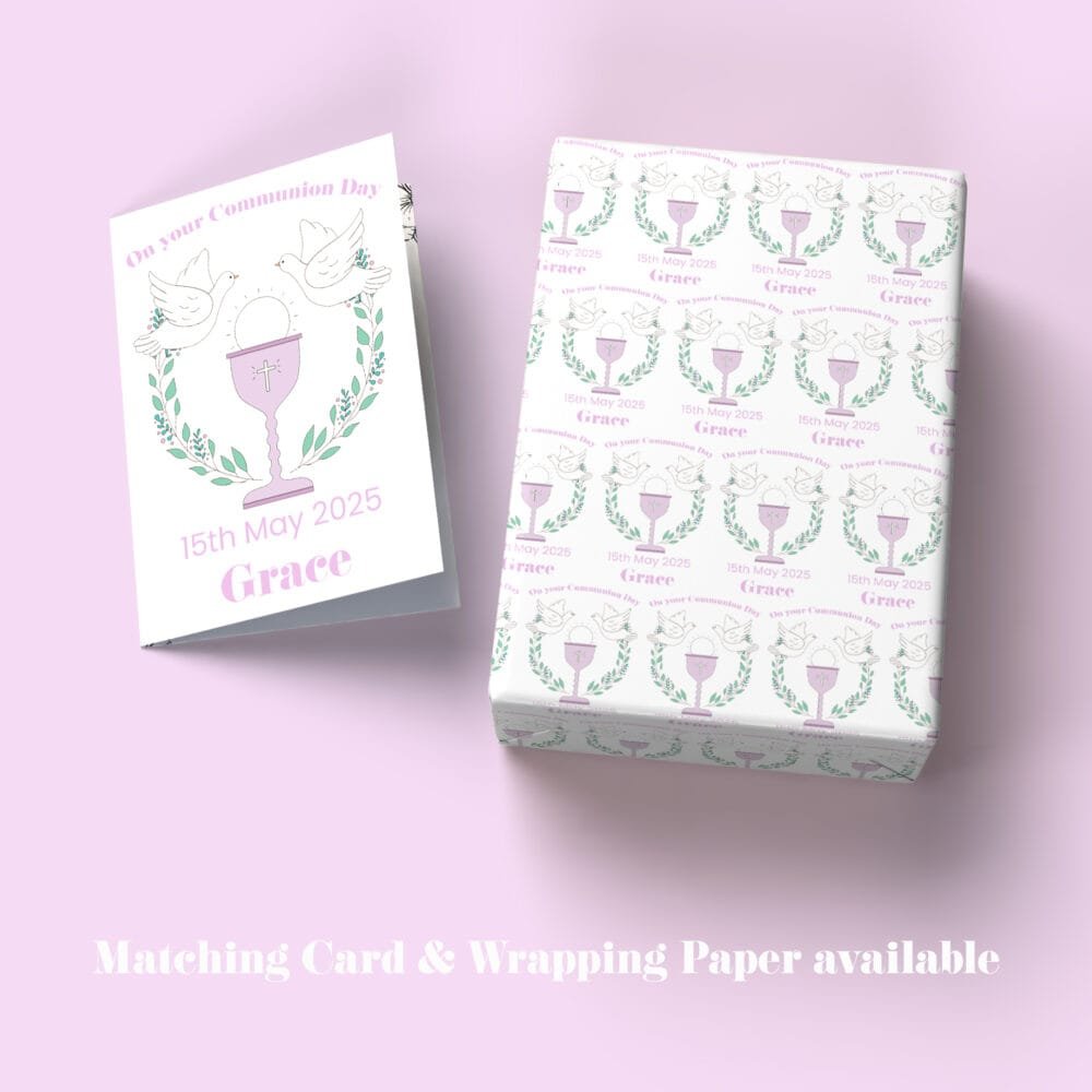 Girls Holy Communion Card - Image 3
