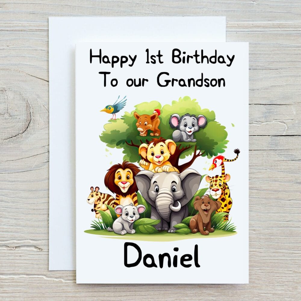 Jungle Animals Card - Image 2
