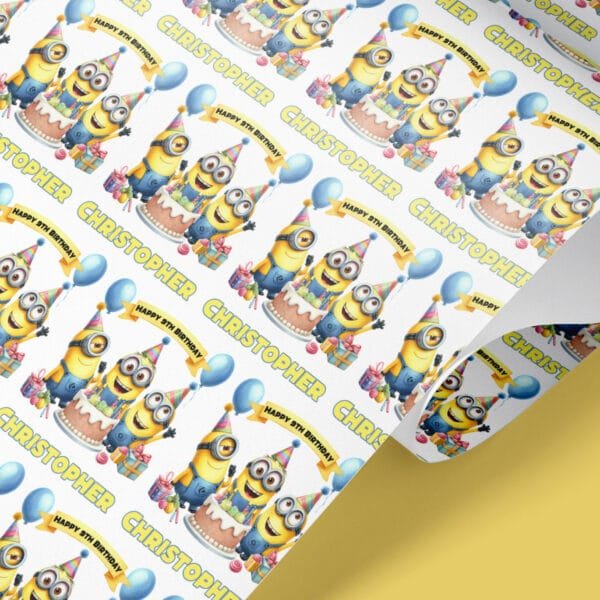 Minions Wrapping Paper