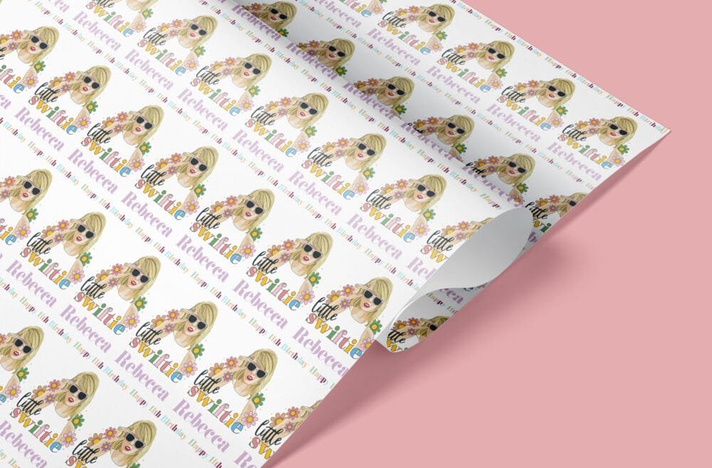 Little Swiftie | Taylor Swift Wrapping Paper - Image 5