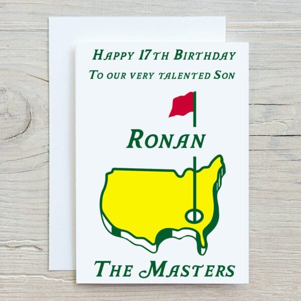 The Masters Greeting Card