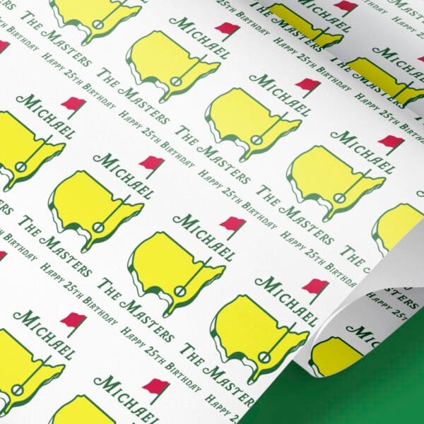 The Masters Golf Wrapping Paper