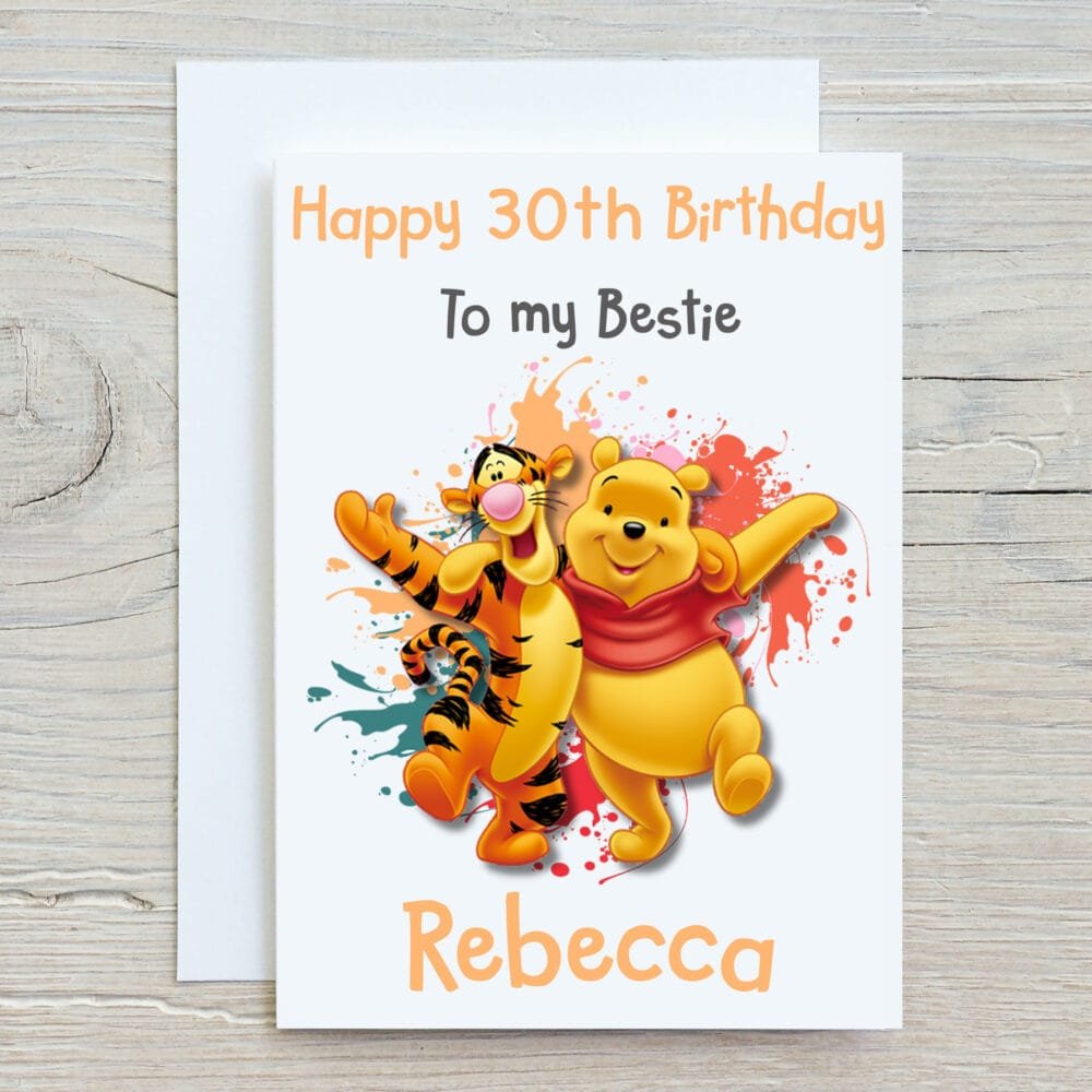 Winnie the Pooh & Tigger Birthday Card - Image 6