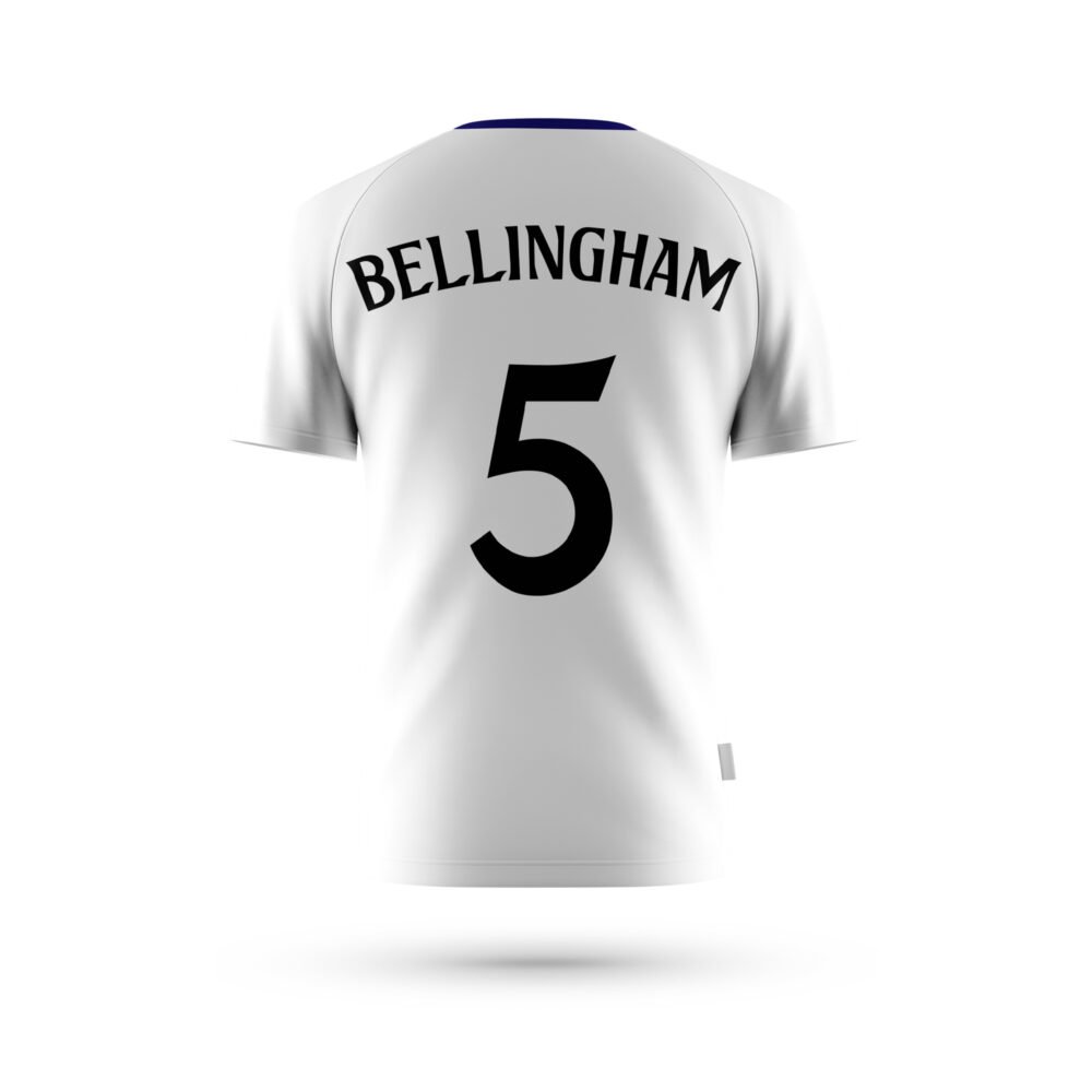 Personalised Real Madrid Style Football Wrapping Paper – Custom Name & Number Gift Wrap - Image 6