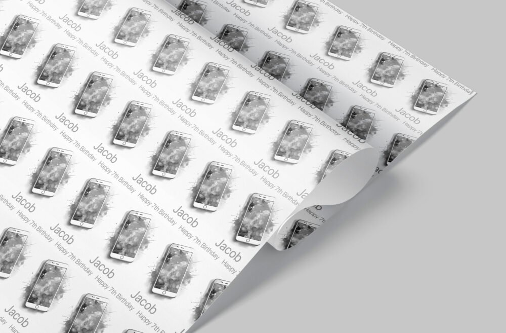 iPhone design gift wrap